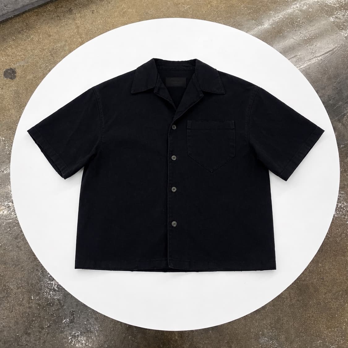 프라다 삼각로고 셔츠 반팔 [오버핏M사이즈] 상품이미지2