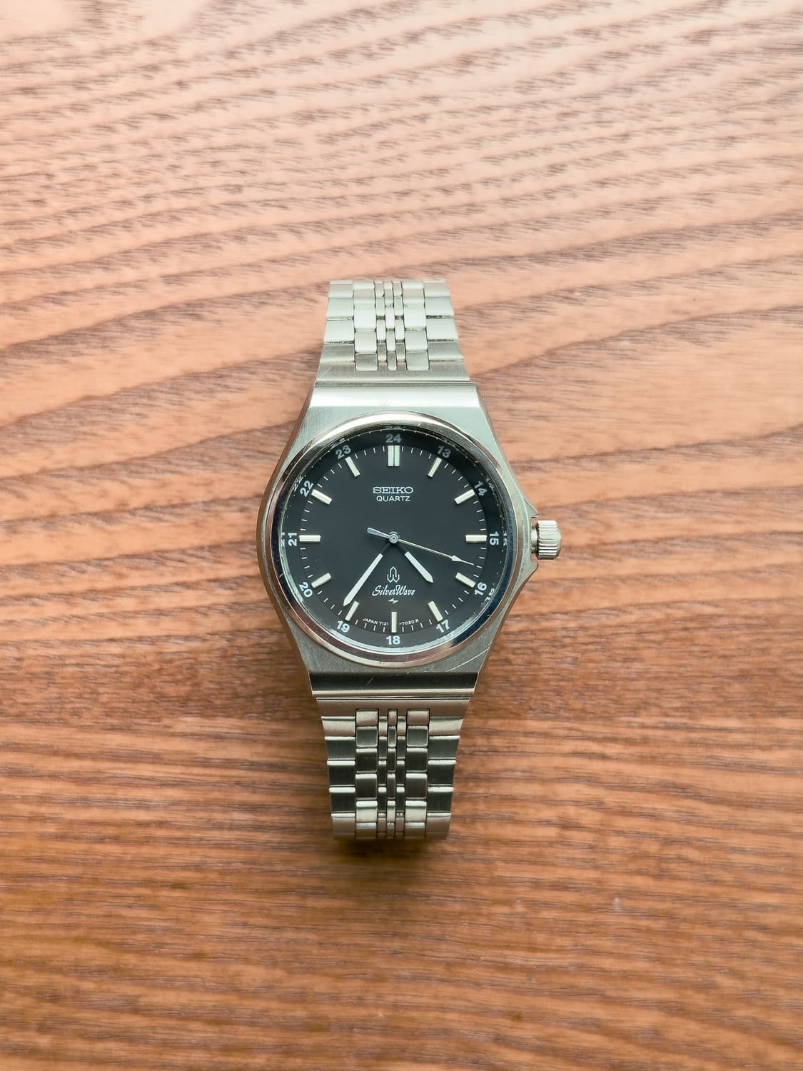 [희귀] 세이코 실버웨이브 옥타곤 7121 - 80s 통합형 브레이슬릿  상품이미지2