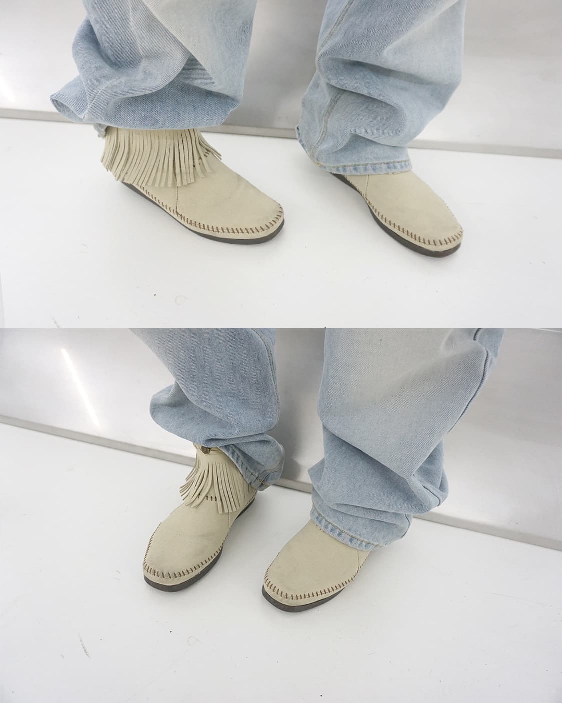 Minnetonka 프린지 부츠 스웨이드 상품이미지8