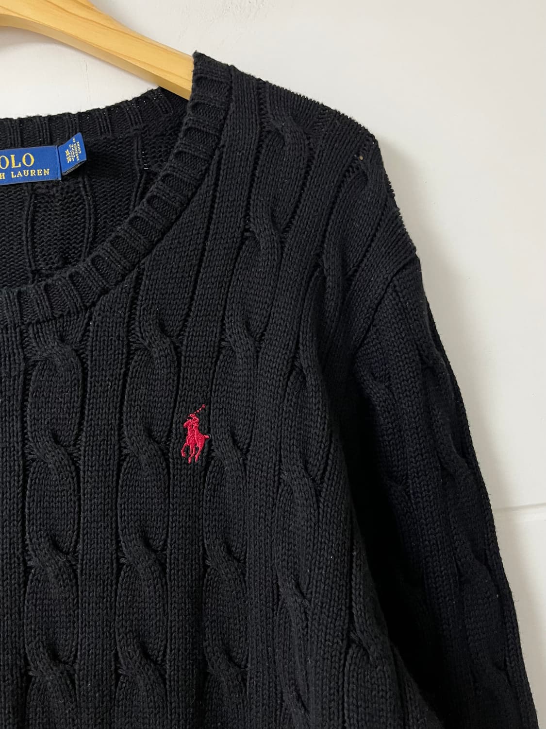 폴로 꽈베기 니트 폴로 케이블 니트 상품이미지3