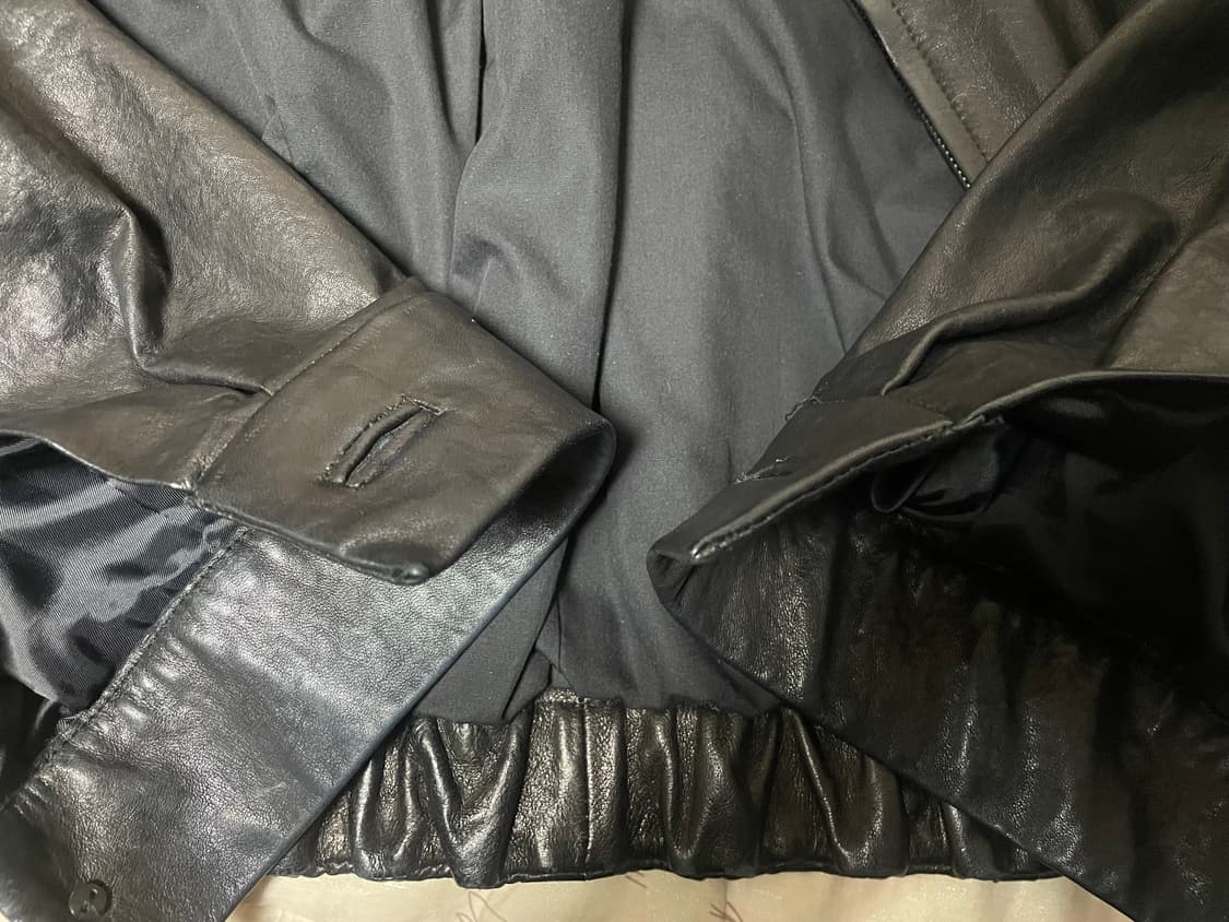 쿠어 램스킨 블루종m 상품이미지3