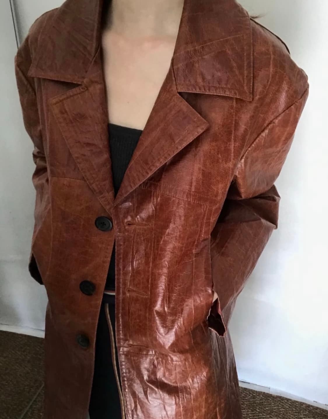 퍼버즈 가죽 자켓 상품이미지1