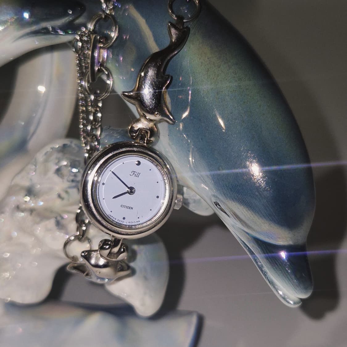 90s 시티즌 스페이스에이지 돌고래 팔찌 시계 상품이미지10