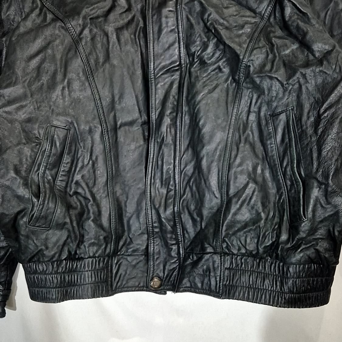 Sarah 양가죽 봄버 자켓 상품이미지3