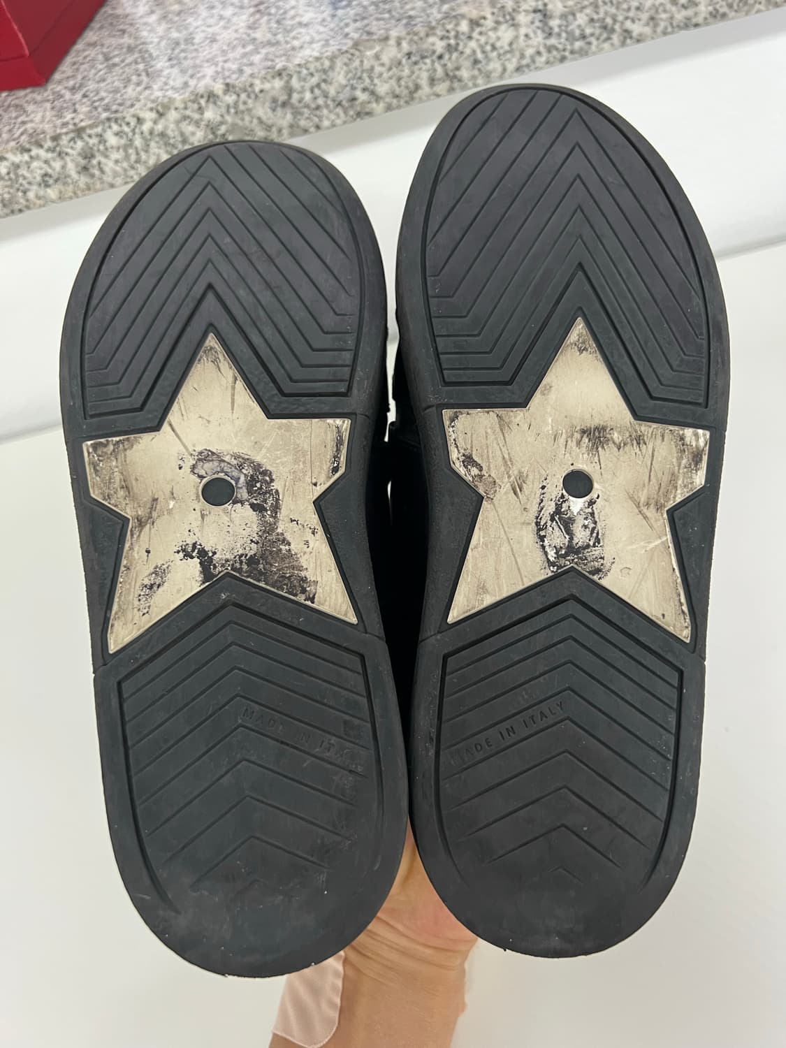 정품) 디올 카프스킨 CD로고 스니커즈 36 상품이미지10