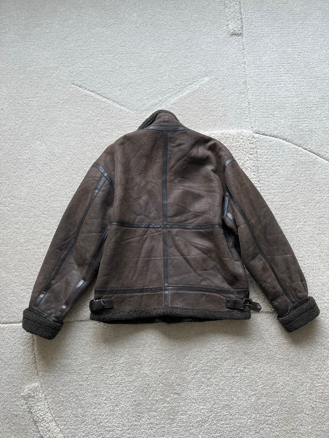 펀치 글로브 셰어링 B-3 무스탕 자켓 (105) 상품이미지9