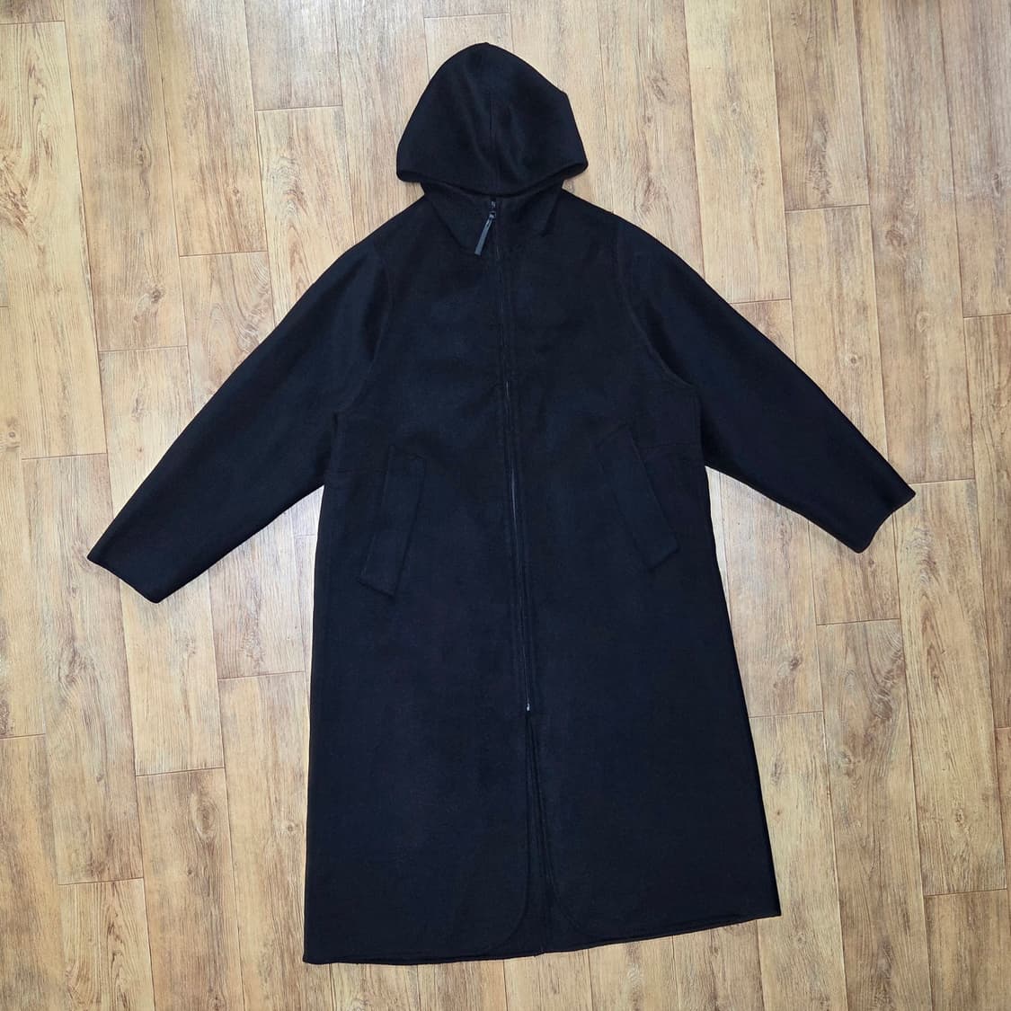 지스튜디오(g studio) 캐시울 혼방 핸드메이드 후드코트 66-77  상품이미지4