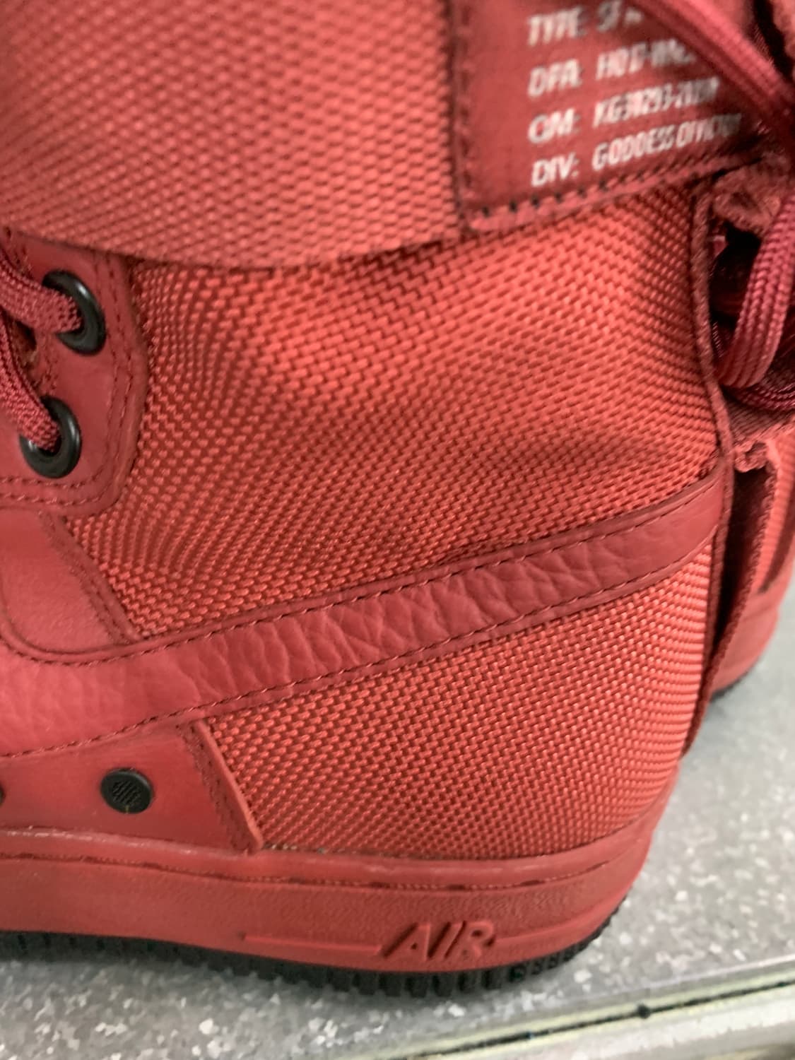 나이키 SF 포스 우먼스 레드 235 (Gr-3344) 상품이미지8