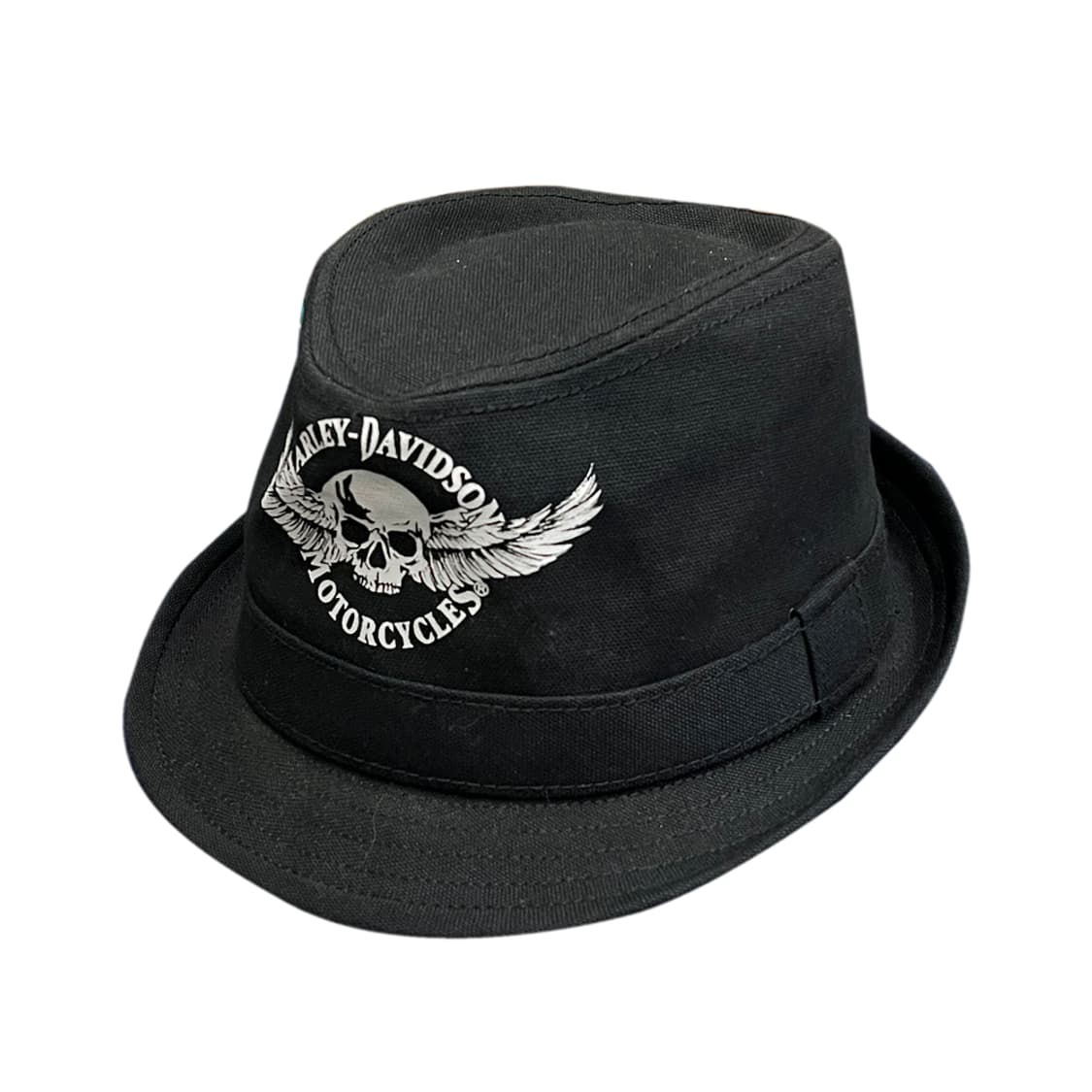 할리데이비슨 윙 스컬 페도라 모자 S/M 상품이미지1