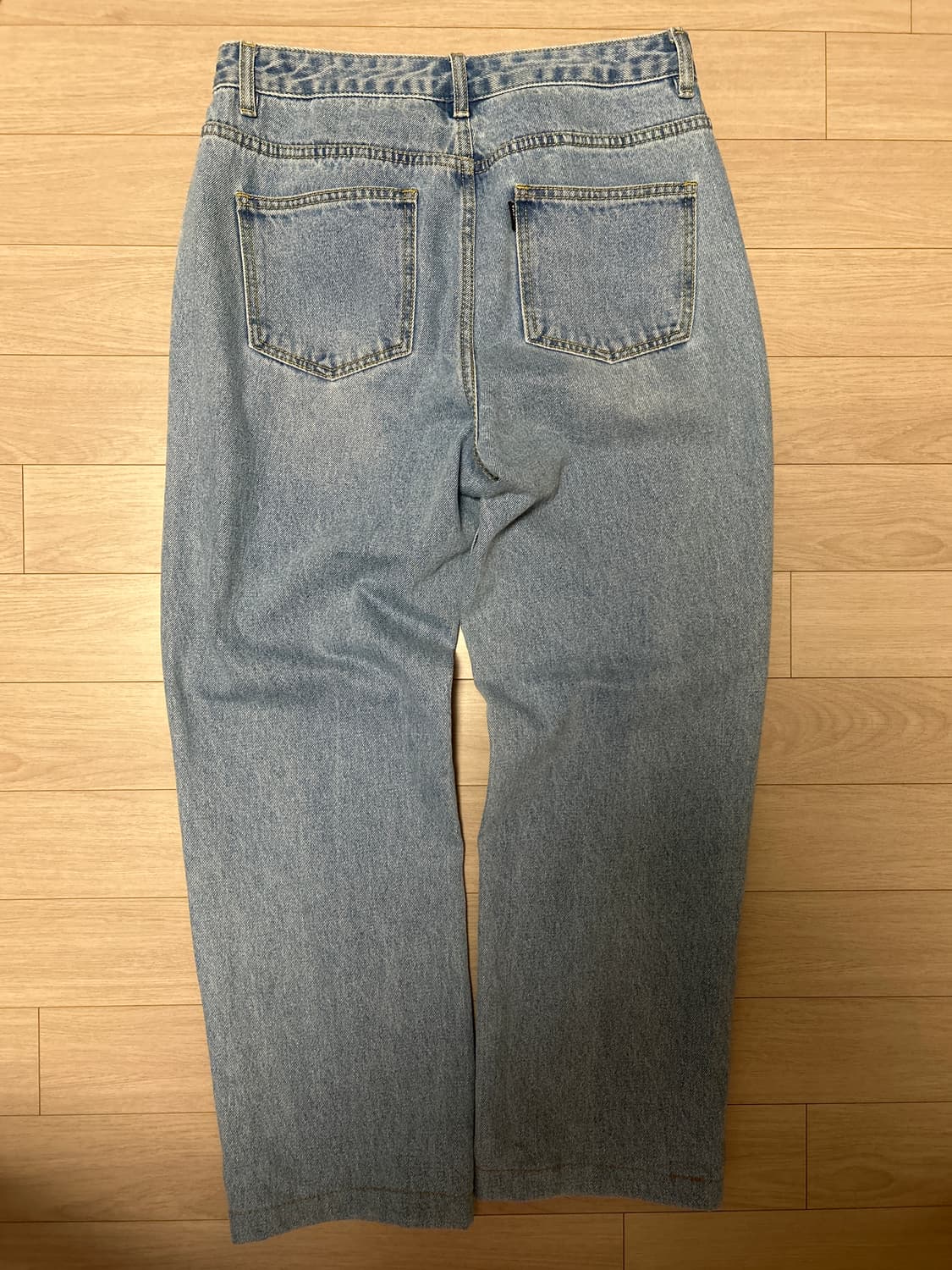 토피 와이드 데님 팬츠 상품이미지2