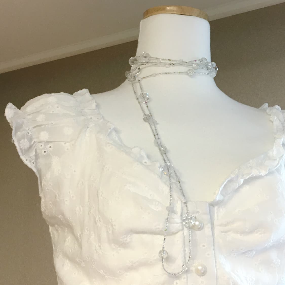 ♥구매자무나♥ 투명 볼 롱목걸이 상품이미지2