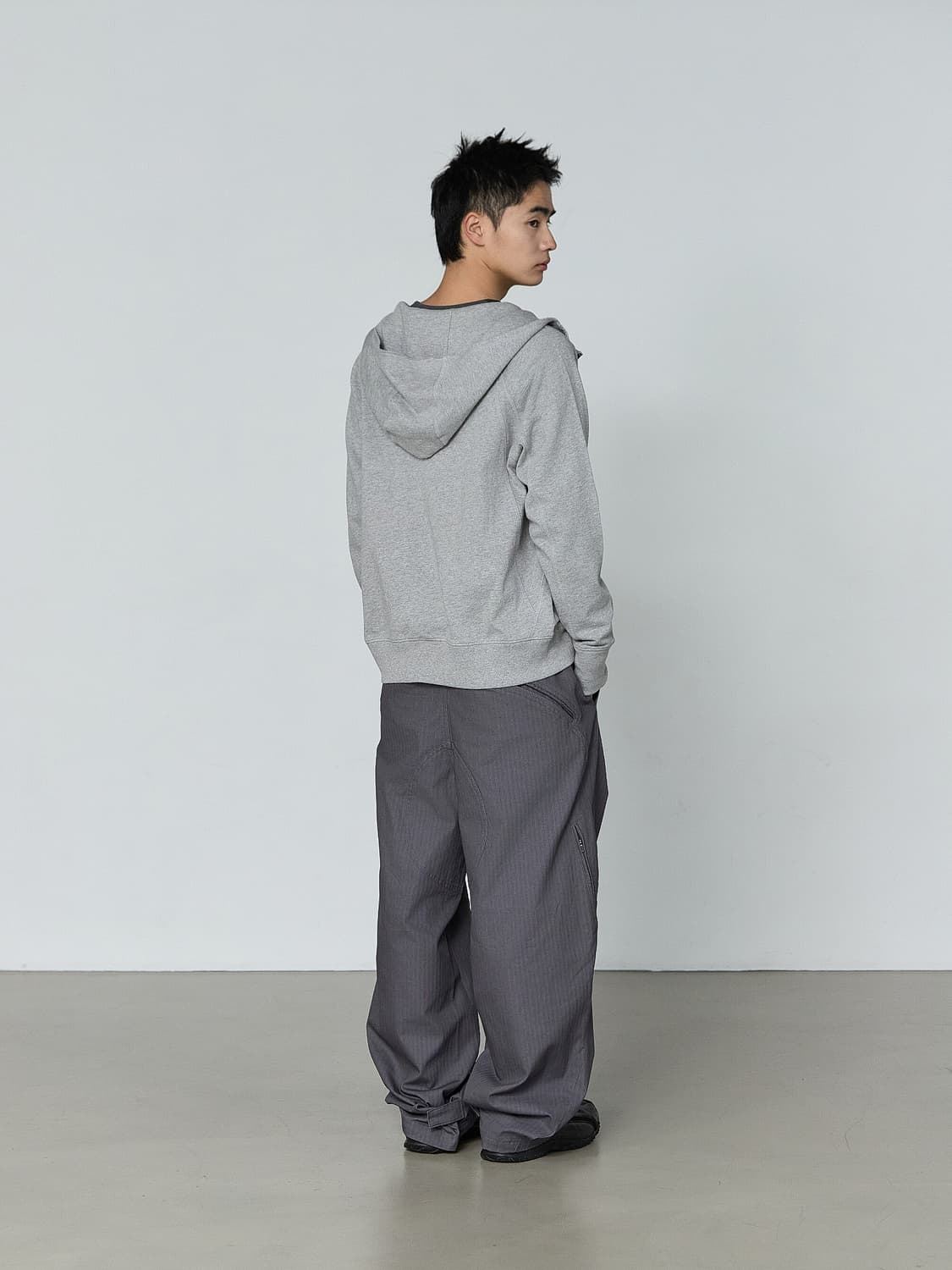Back Pocket Pants Blue Charcoal 01 상품이미지3