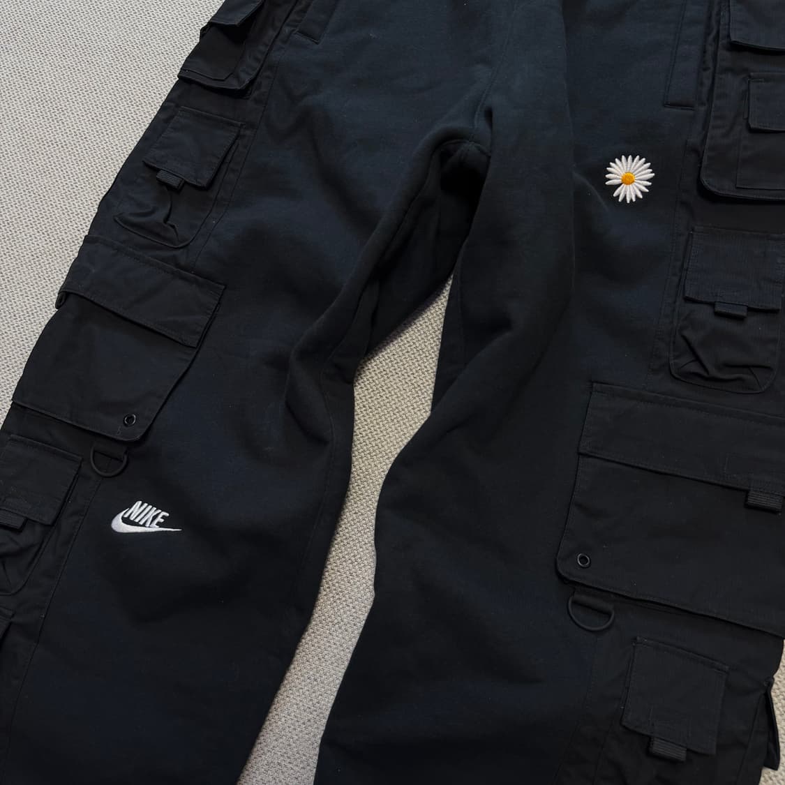 나이키 x 피스마이너스원 와이드 팬츠 블랙 상품이미지2