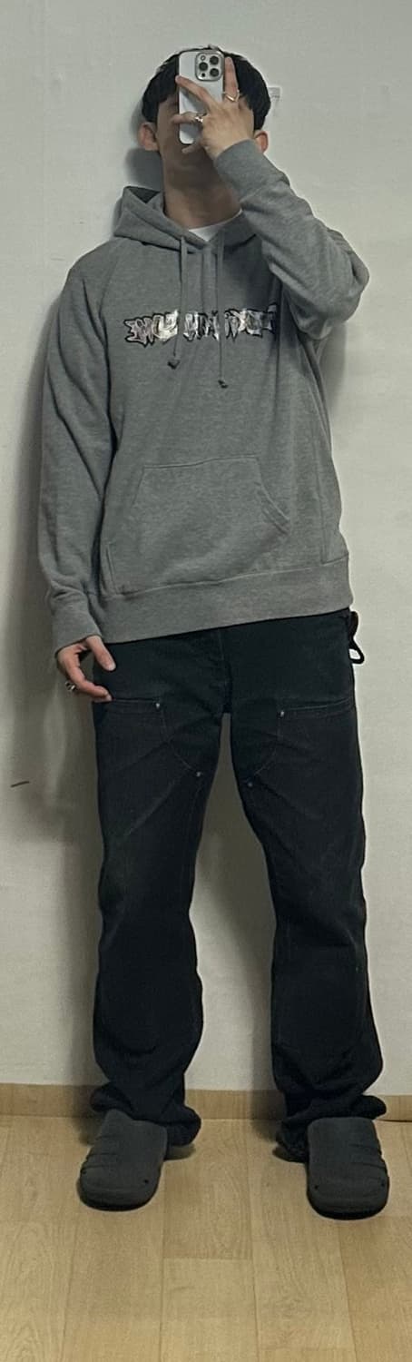 퍼킹어썸 로고 후드티 상품이미지5