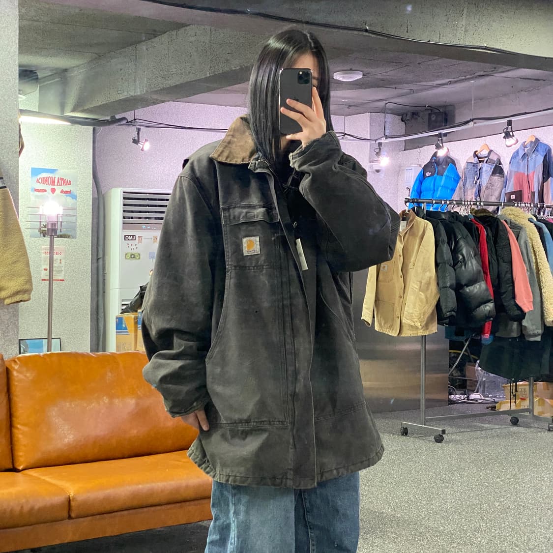 칼하트 90s 덕캔버스 트래디셔널 코트 워크 자켓 B4079 상품이미지1