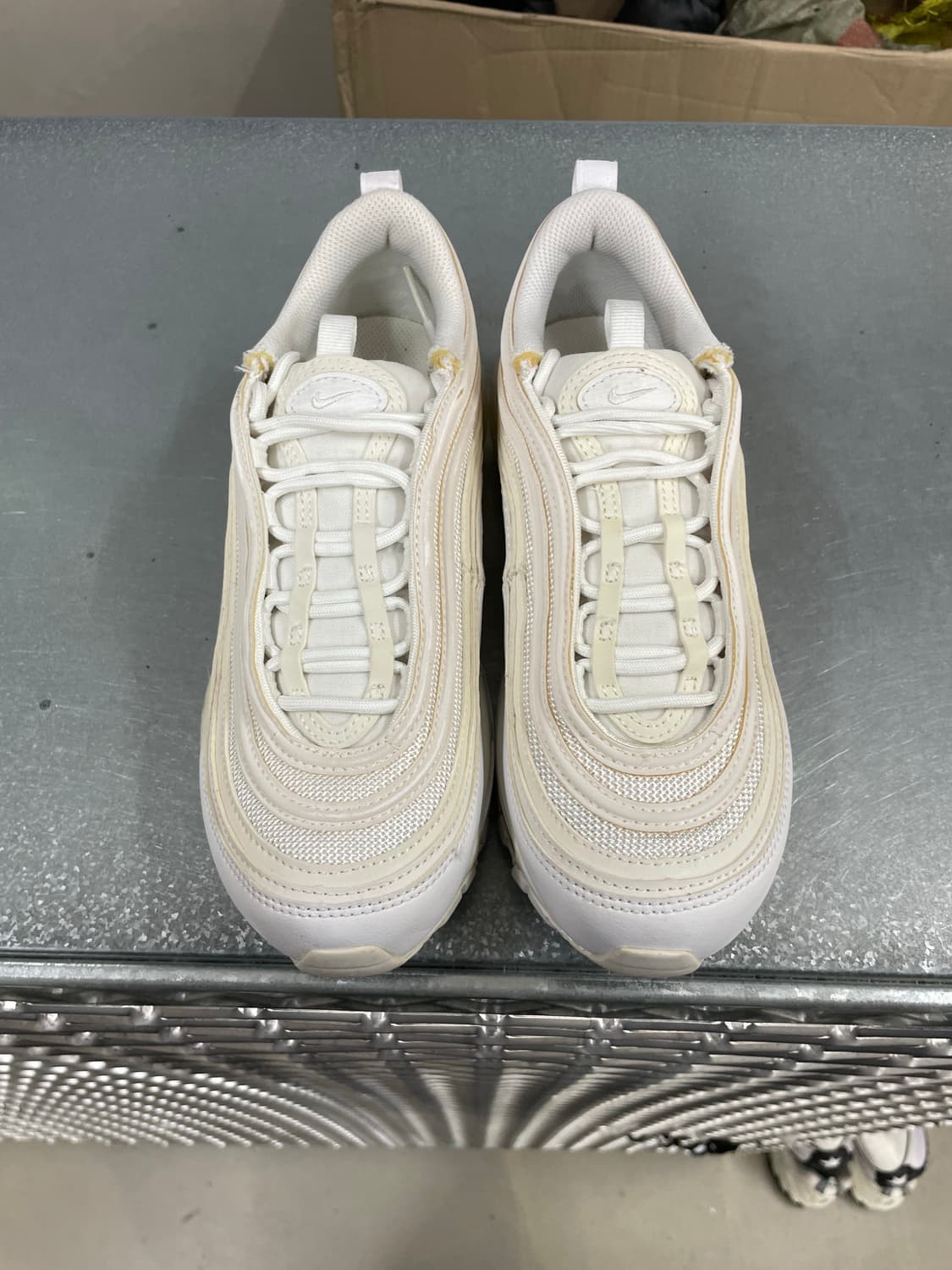 나이키 에어맥스97 화이트 망고 240 상품이미지5