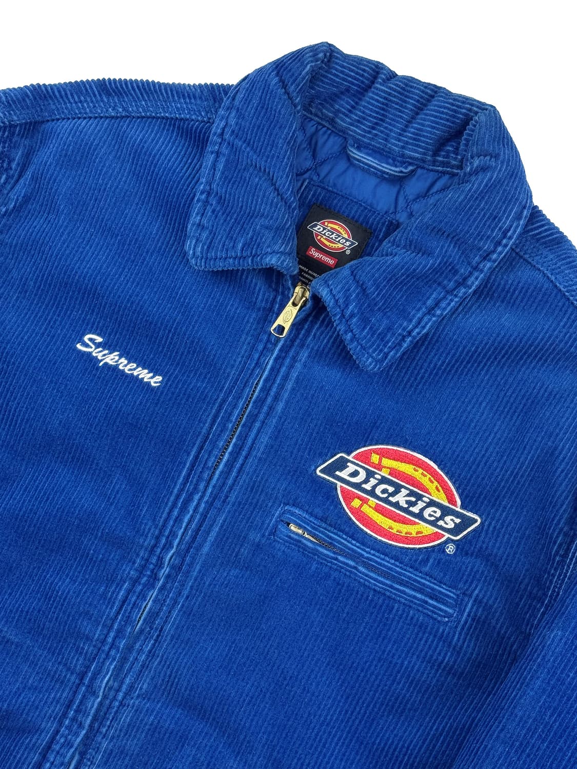 슈프림 x 디키즈 코듀로이 워크 자켓 로얄 상품이미지2