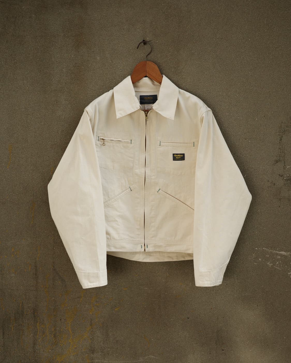 80‘s OshKosh B’gosh 에크루 워크 자켓 상품이미지1