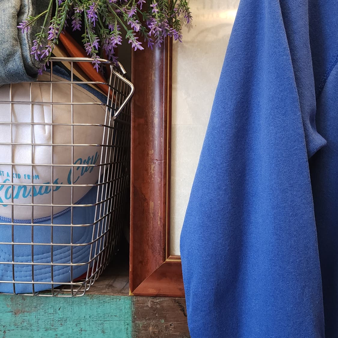 90s pannill 빈티지 스웻셔츠 플레인 스웻셔츠 블루 L 상품이미지5