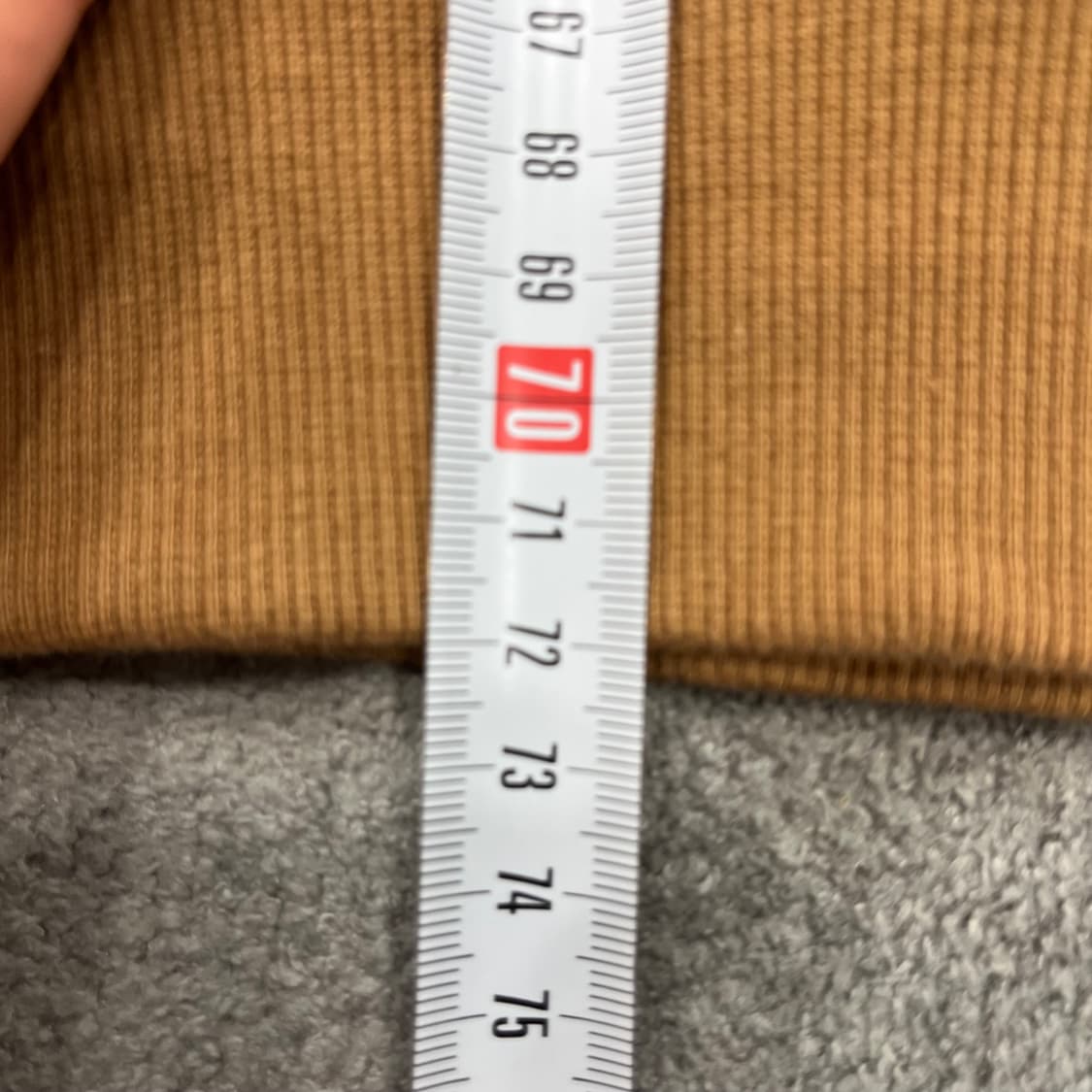 L 푸마 로고 후드집업 브라운 상품이미지8