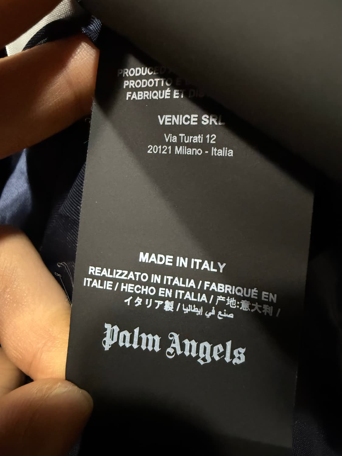 Palm Angels 팜엔젤스 멀티컬러 백로고 항공점퍼 상품이미지6