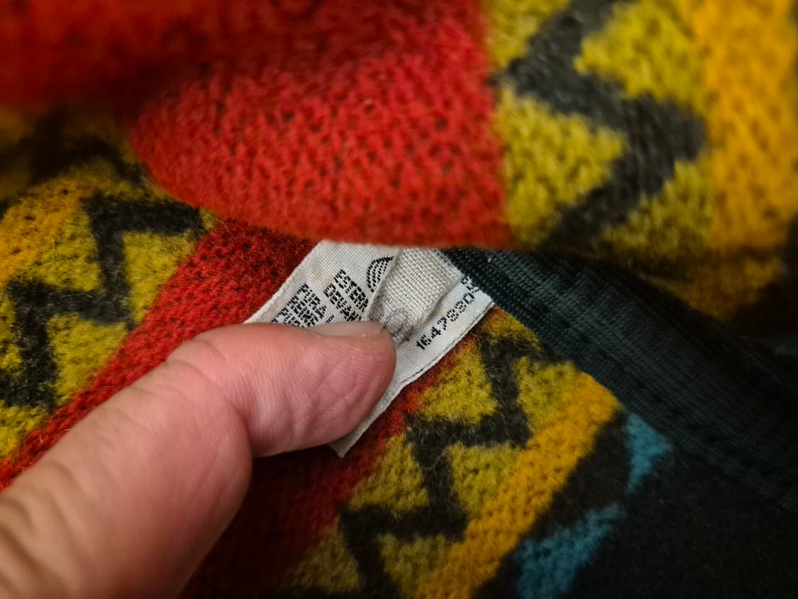 90s BENETTON 아즈텍 플라워 울 자켓 상품이미지9