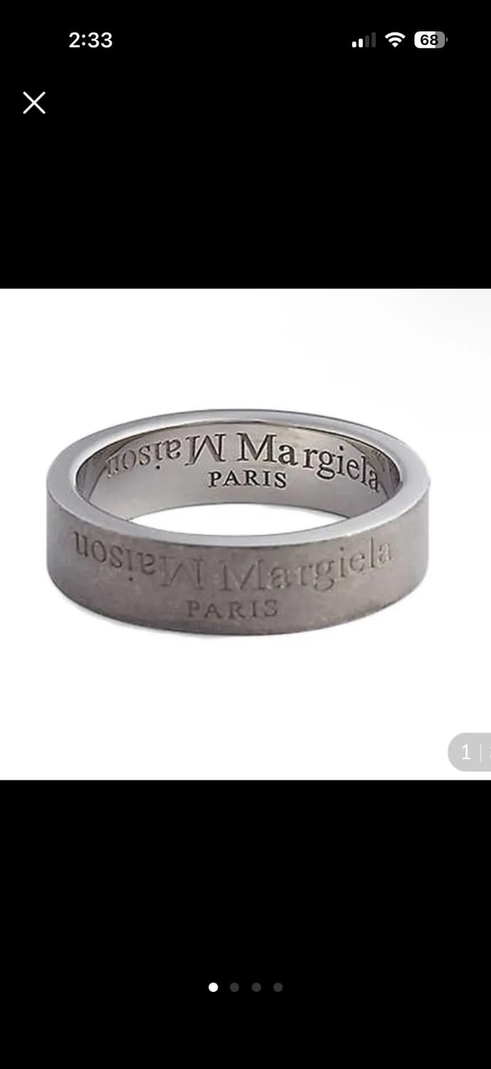 메종 마르지엘라 업사이드다운 로고링 상품이미지1