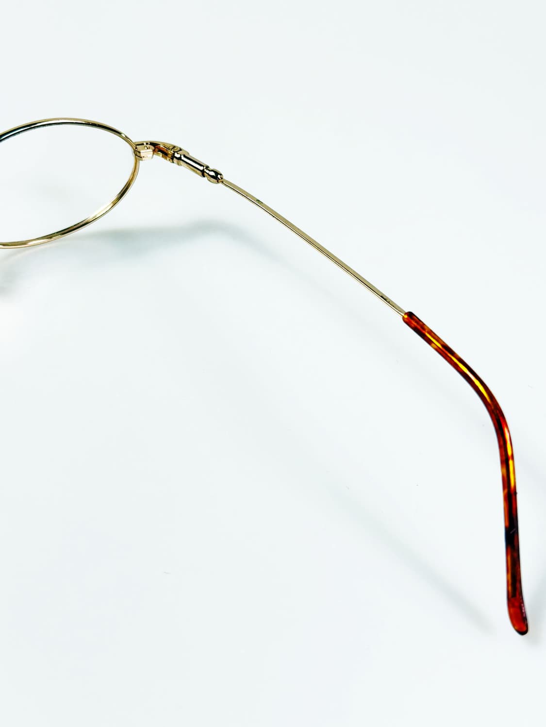 90s GIOVANNI 골드 슬림 오벌 메탈 빈티지 안경 상품이미지6