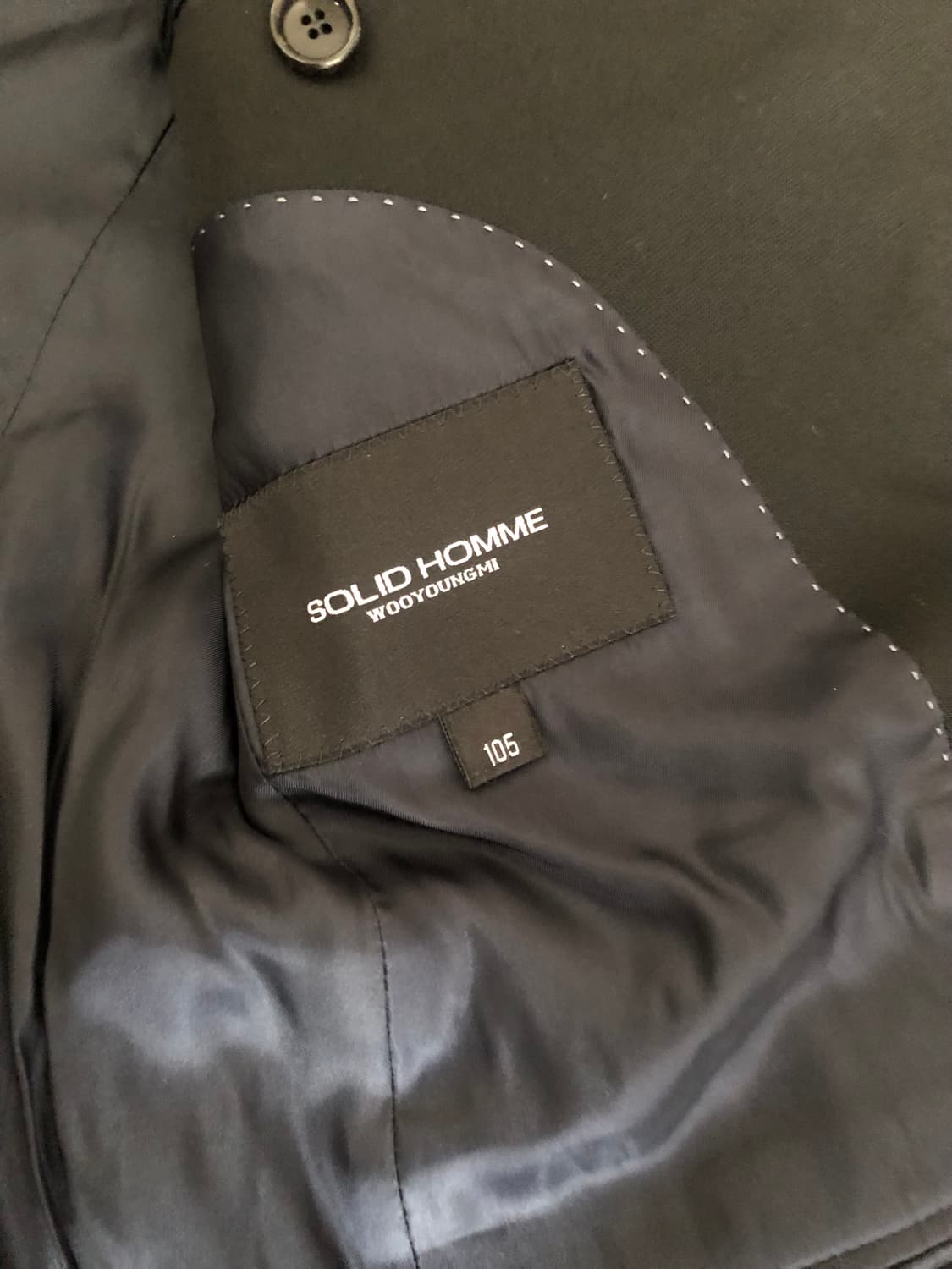 솔리드옴므 슬림 투버튼 블레이저 자켓 105 상품이미지7