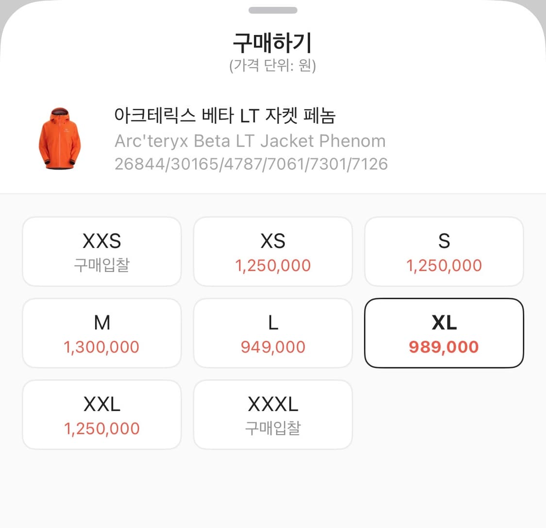 아크테릭스 베타 LT 페놈 XL 상품이미지2