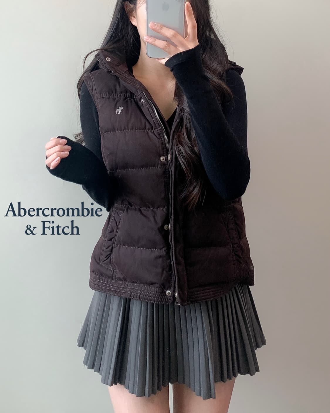 아베크롬비 패딩 조끼 상품이미지1