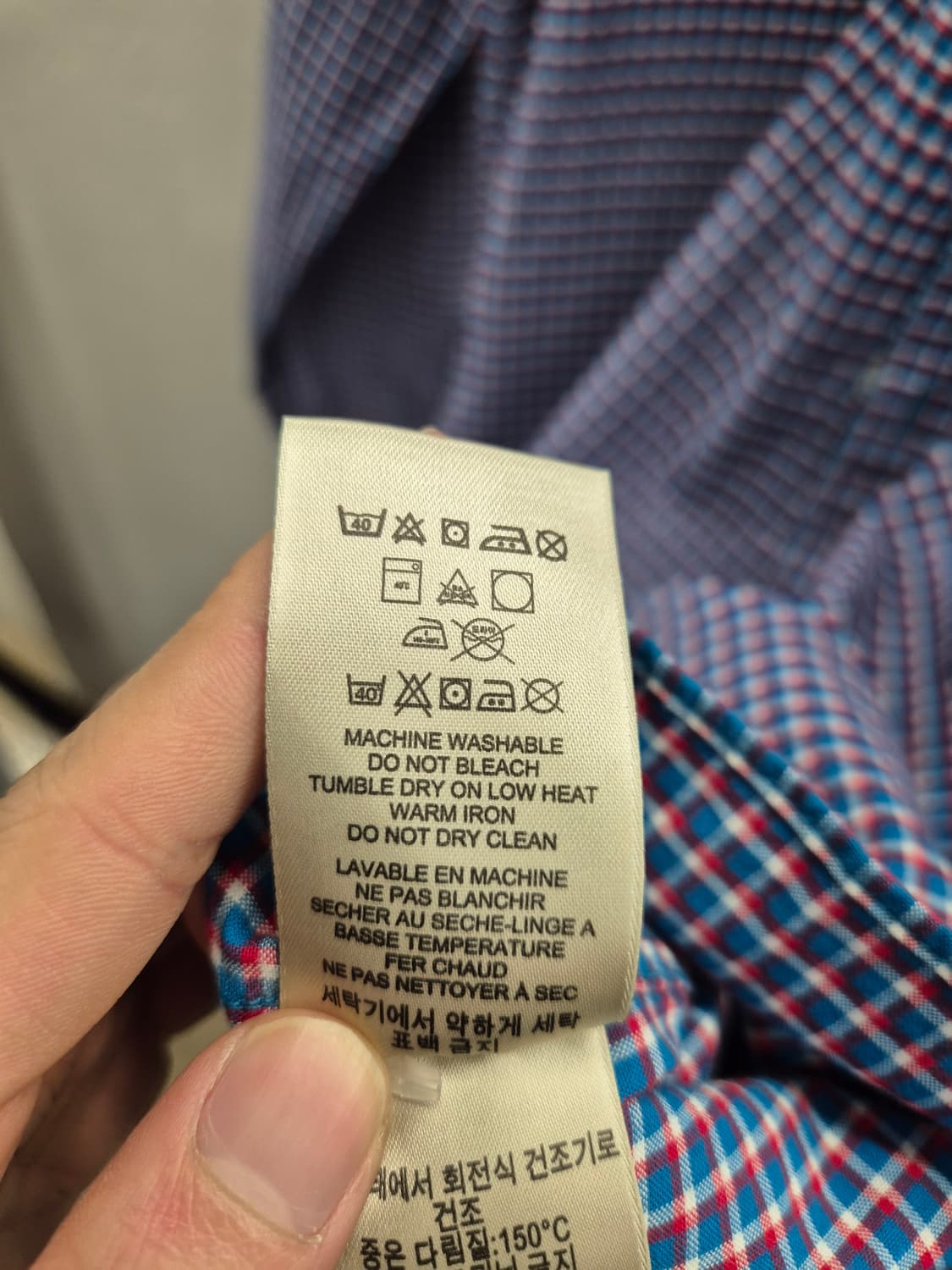 버버리 체크 긴팔셔츠 XL 상품이미지8