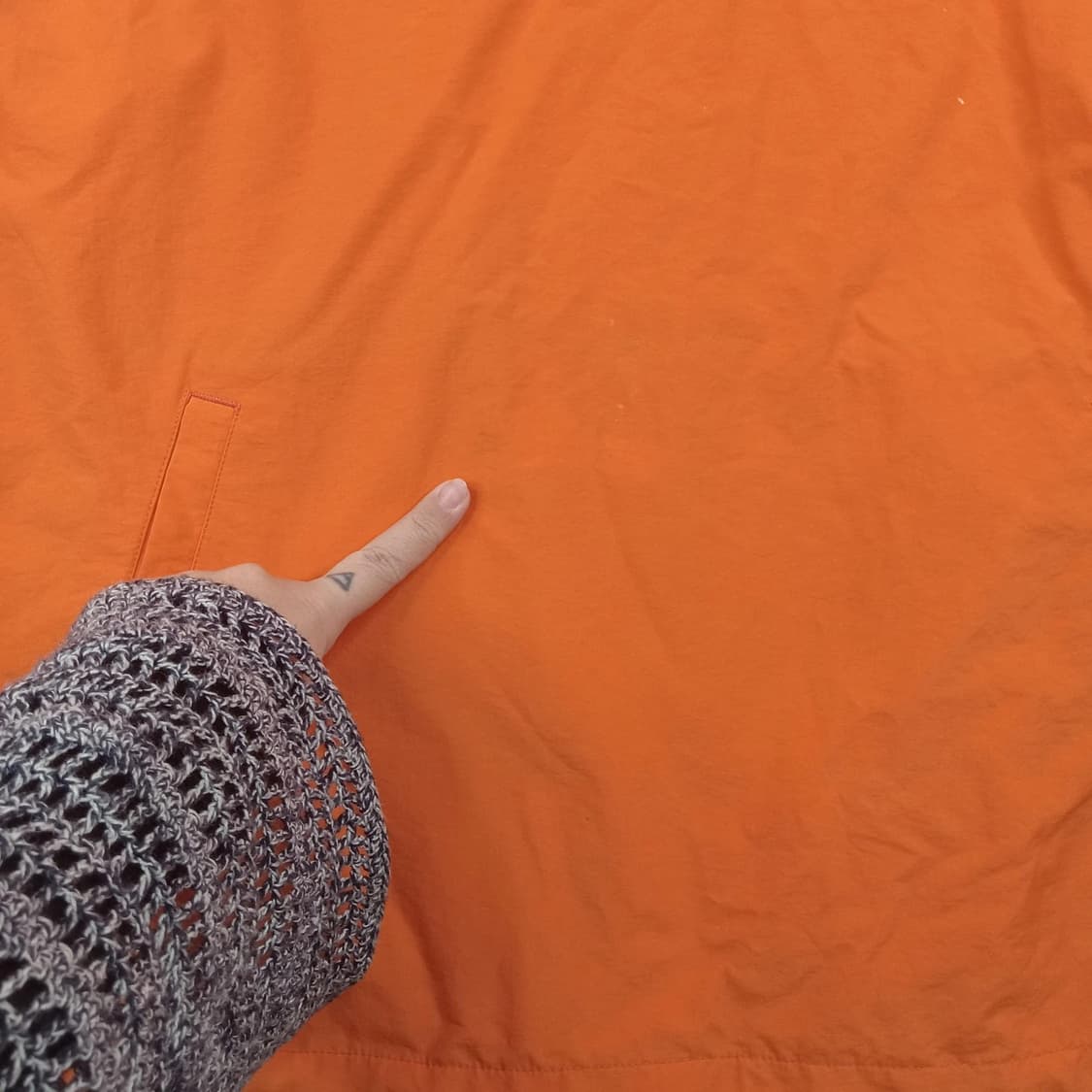 18SS 슈프림 리플렉티브 테이핑 후디드 풀오버 오렌지 상품이미지4