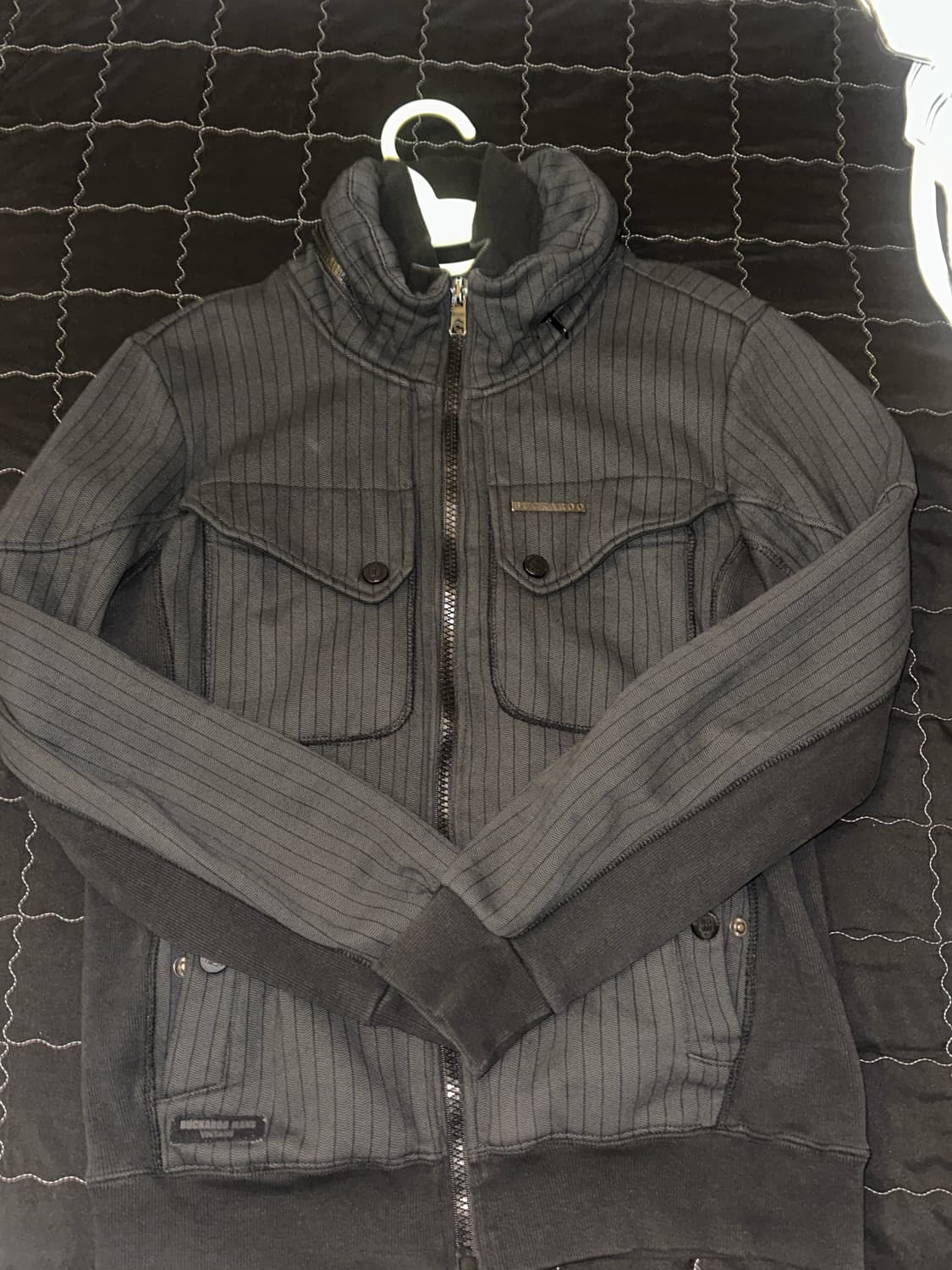 일본 빈티지 버카루 하이넥 포켓 집업 상품이미지1