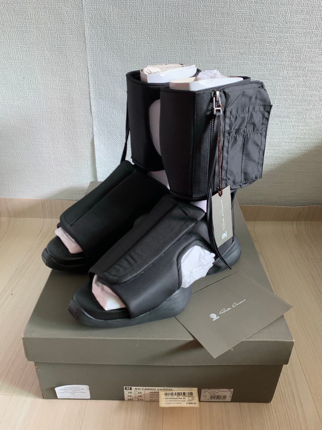 릭오웬스x아디다스 16SS 카고샌달 하이 EU44.5 상품이미지1