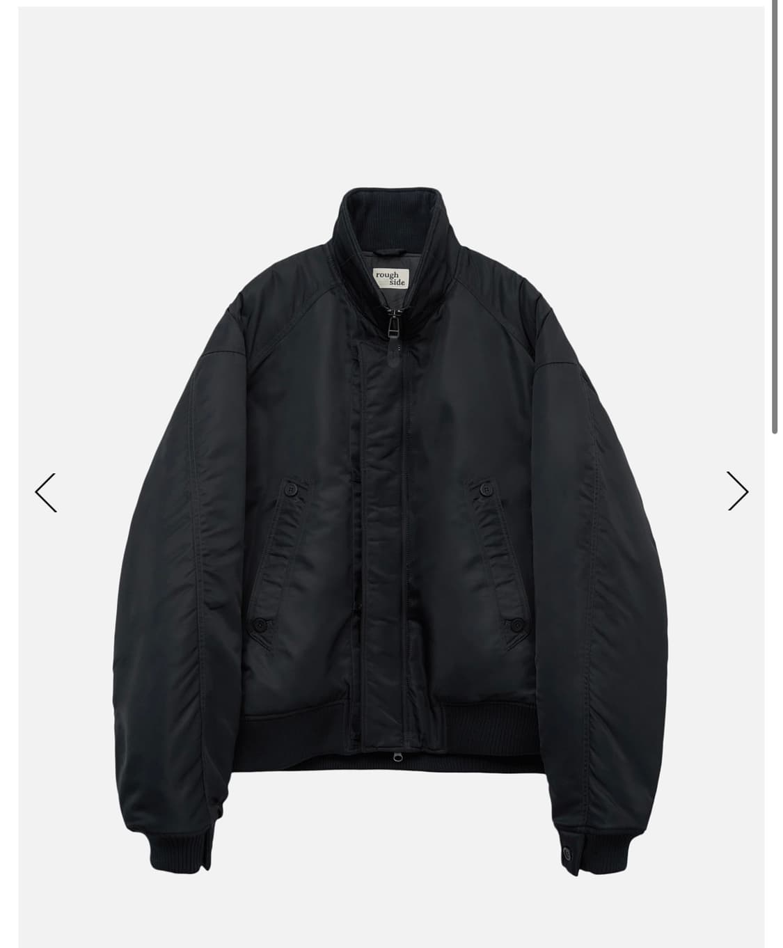 러프사이드 25FW 에비에이터(aviator) 봄버 애쉬 블랙 2사이즈 상품이미지1