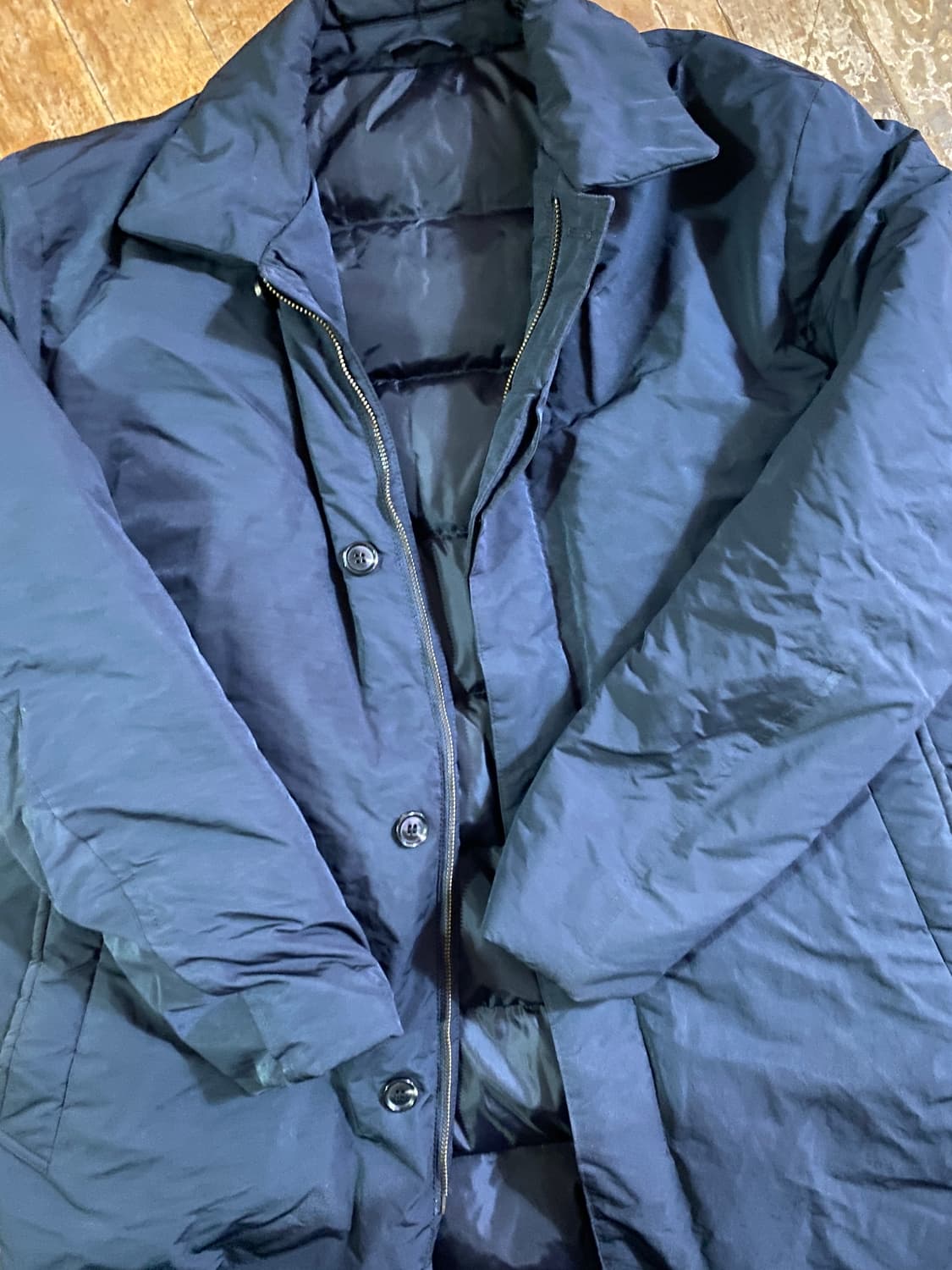 지오다노 남성 네이비 덕다운 패딩 코트 L 상품이미지2