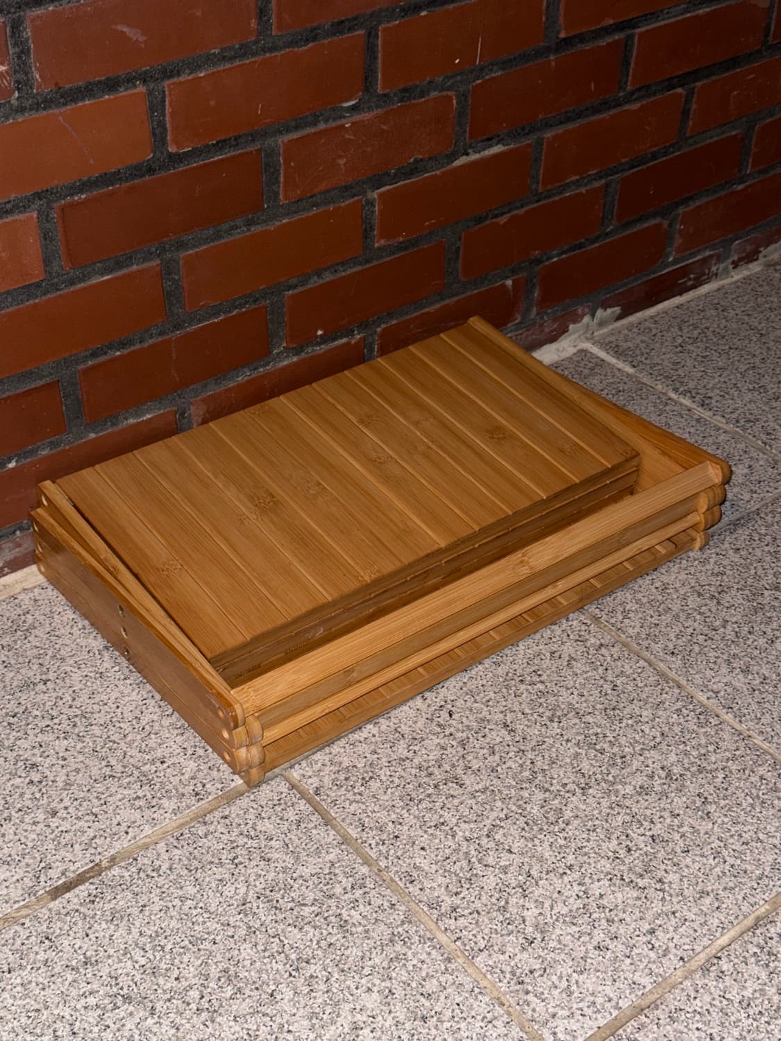 4단 원목 캠핑 우드 선반 상품이미지4