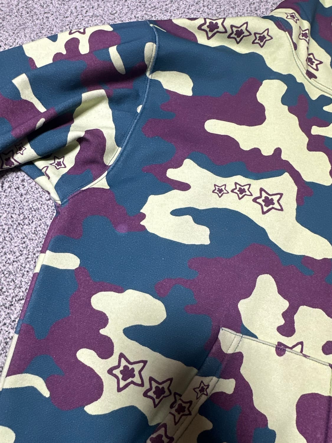 [M] 스타팀 STAR CAMO FULL ZIP HOODIE 스타팀집업 상품이미지5