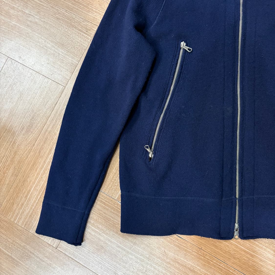 씨피컴퍼니 네이비 고글 3 투웨이 지퍼 후디 자켓 상품이미지3