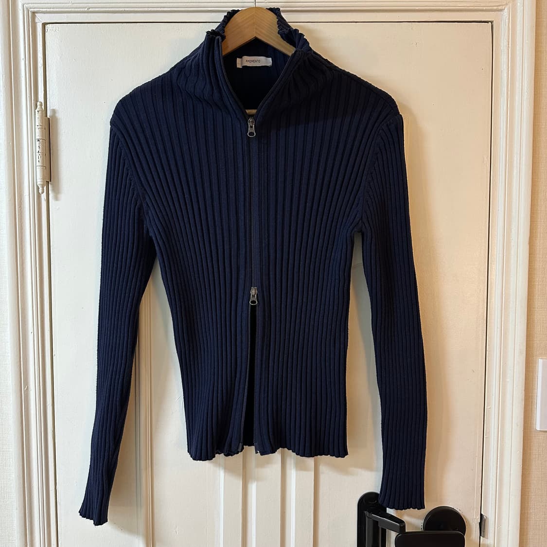 아모멘토 하이넥 투웨이 집업 가디건 상품이미지4