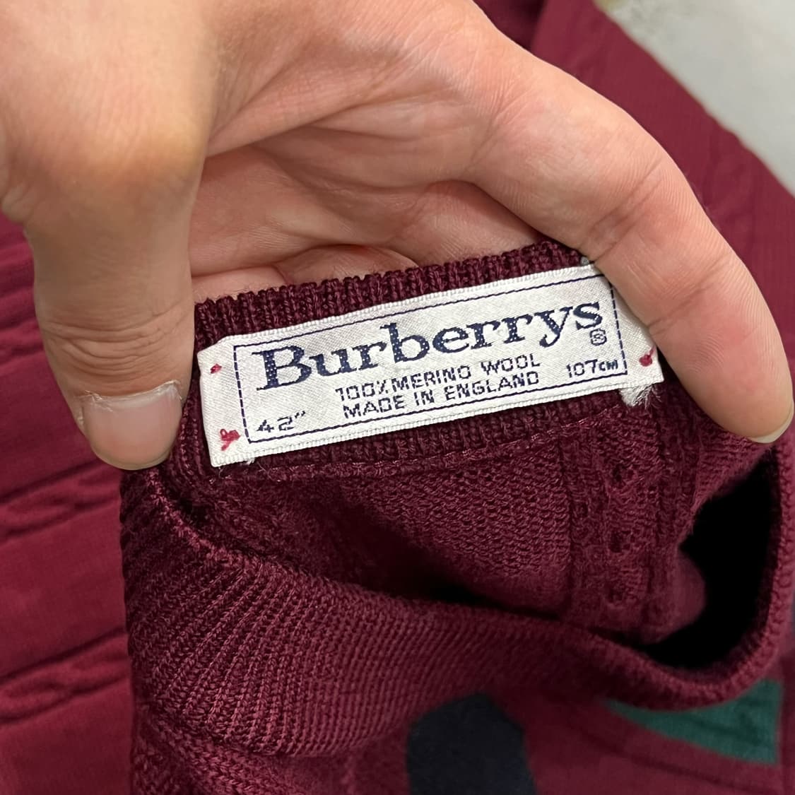  버버리 자수로고 니트 y13852 상품이미지8