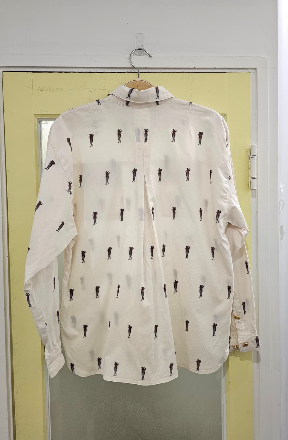 Cara O Cruz 아이보리 골프프린팅 셔츠 상품이미지4