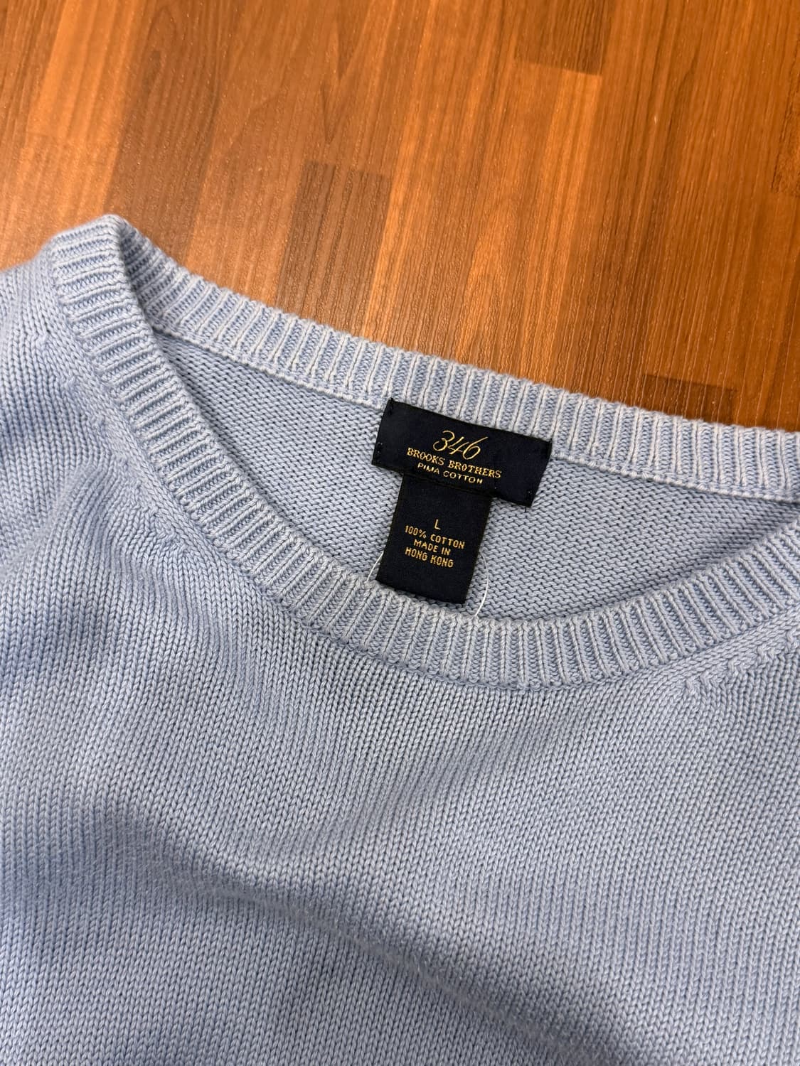 Brooks Brothers 브룩스 브라더스 크루넥 코튼 니트 상품이미지8