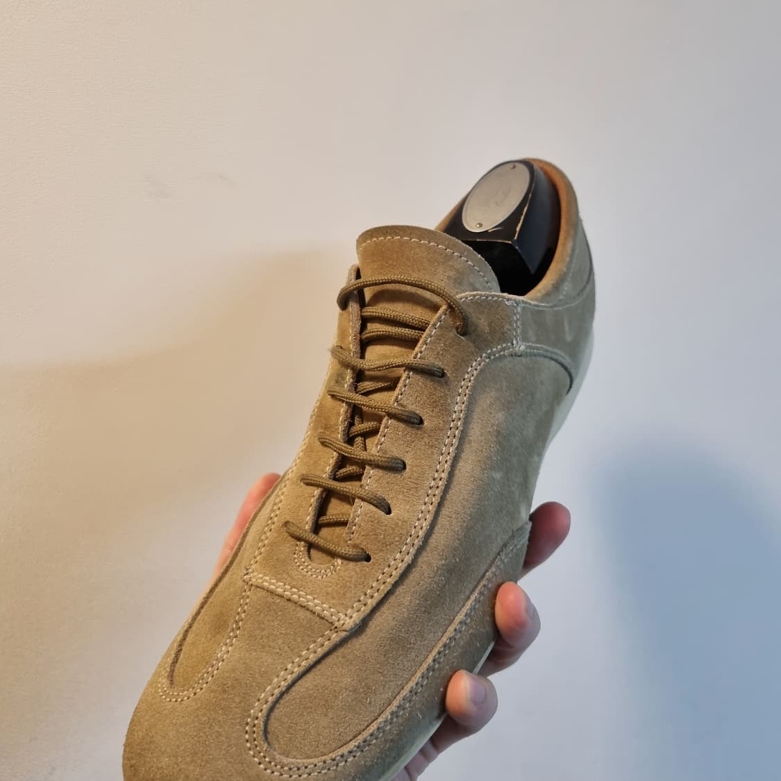 프라다 스포츠 스웨이드 탄베이지 트레이너 9.5 상품이미지1