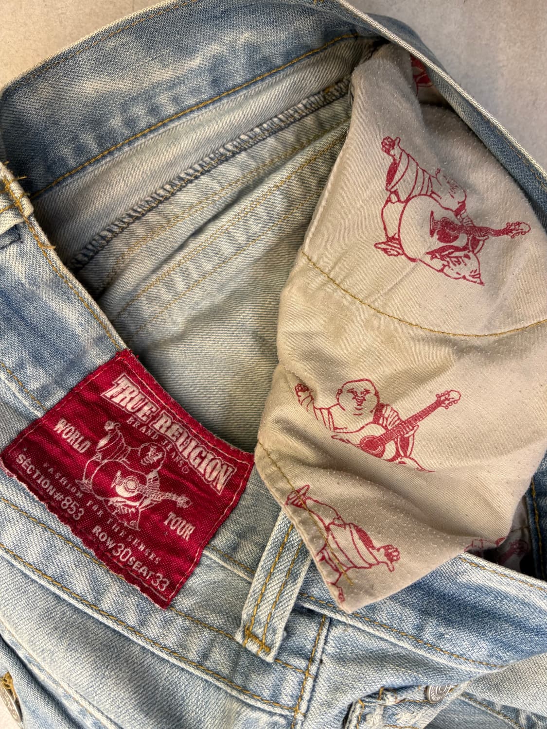 트루릴리전 853 연청  데님  상품이미지8