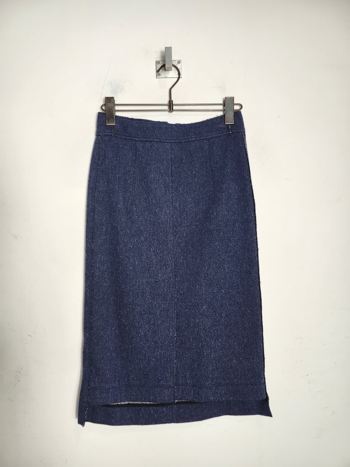 시스템 울 혼방 미디 스커트 상품이미지1