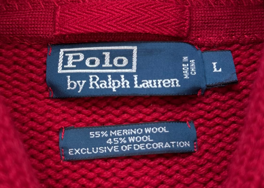 폴로 랄프 로렌 헤비 울 숄카라 가디건 상품이미지5