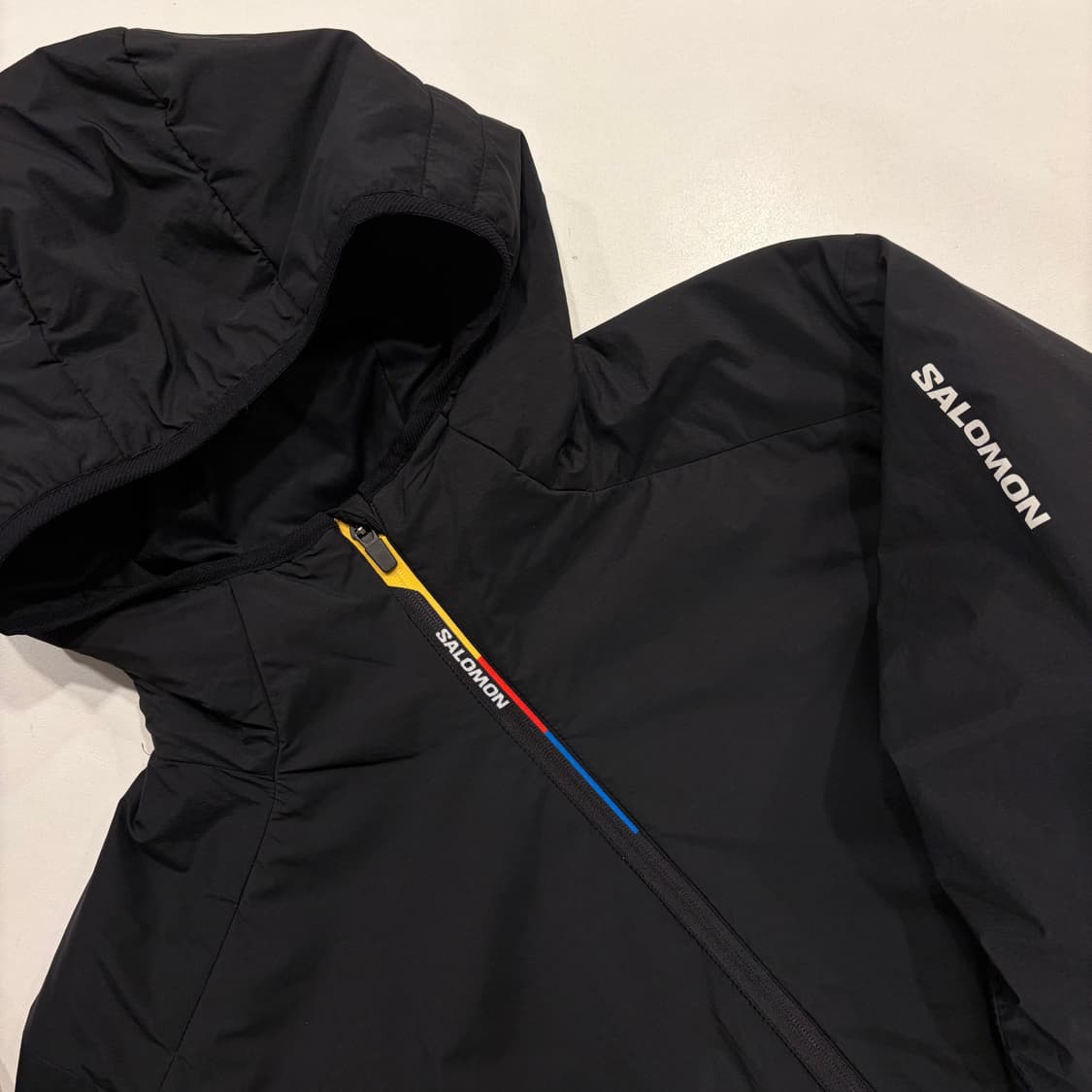 [M] 살로몬 모디세이 블랙 후드 바람막이 자켓 B613 상품이미지3