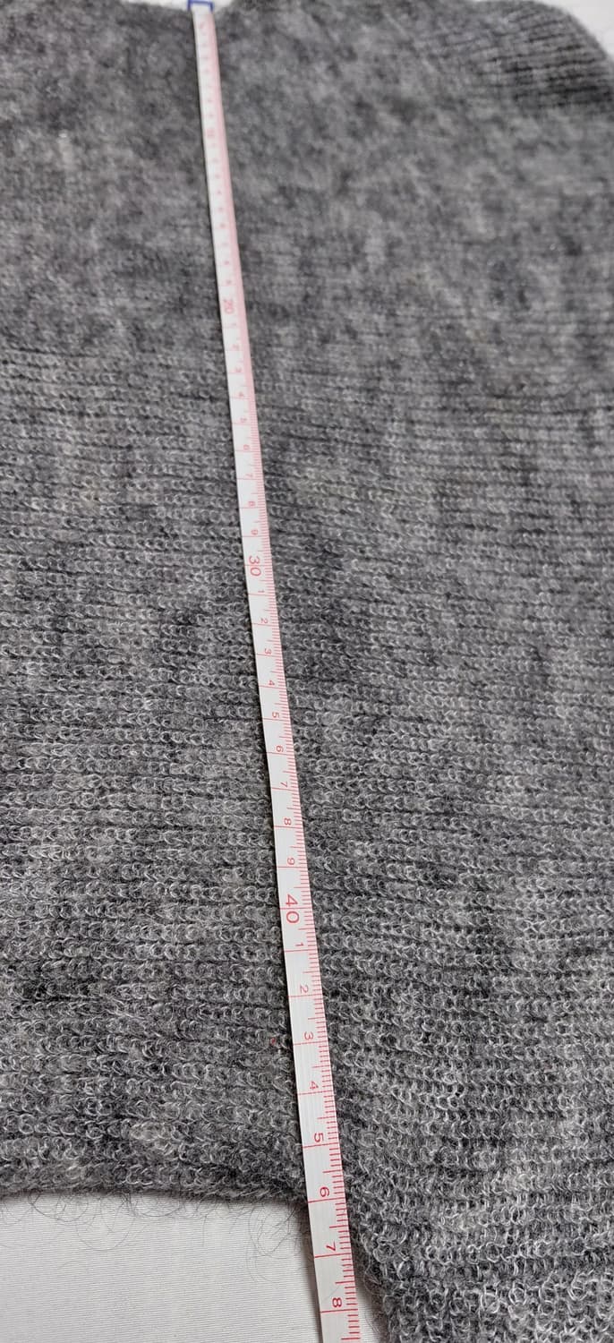 [정품] DEMYLEE 차콜그레이 모헤어 혼방 루즈핏 니트 (XS) 상품이미지6